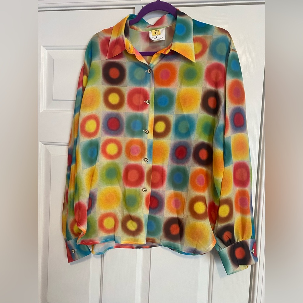 Todd Oldham vintage blouse L